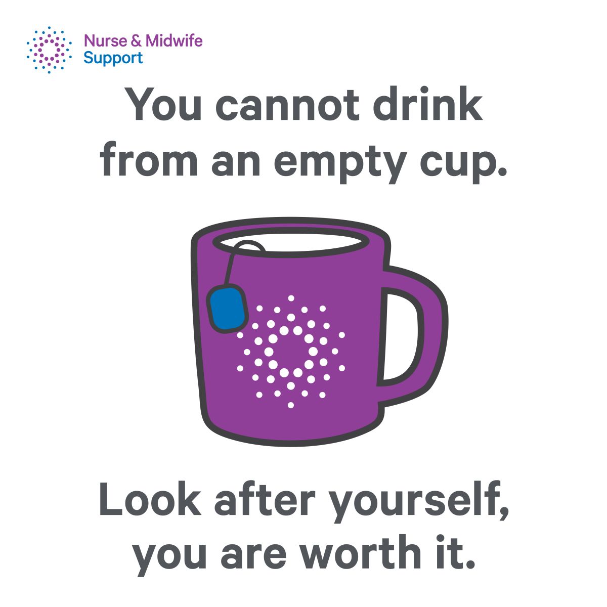 You cannot drink from an empty cup.